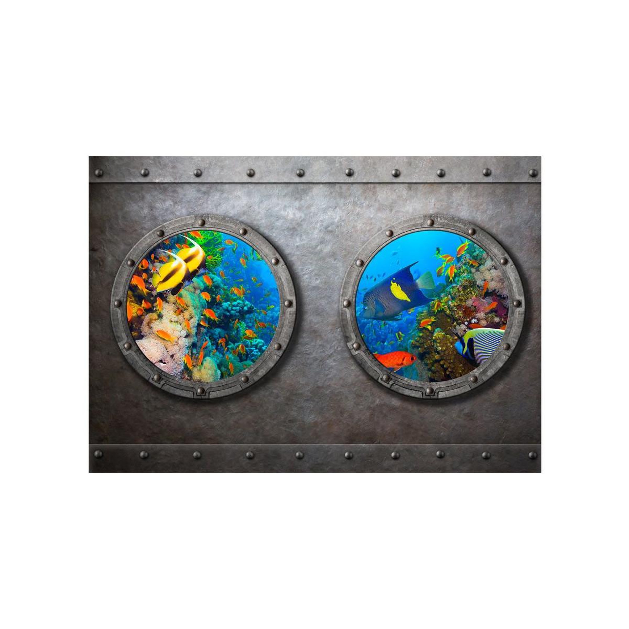 Voir la diapositive 2 : Paris Prix Papier Peint  Window To the Underwater World