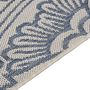 Voir la diapositive 4 : VIDAXL Tapis a tissage plat d'exterieur 80x150 cm Motif bleu