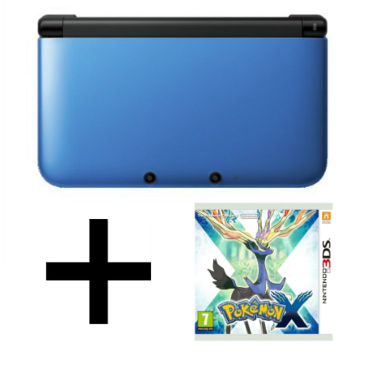 3DS XL BLEU + Pokemon X