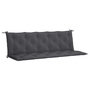 Voir la diapositive 2 : VIDAXL Coussin de banc de jardin anthracite tissu oxford