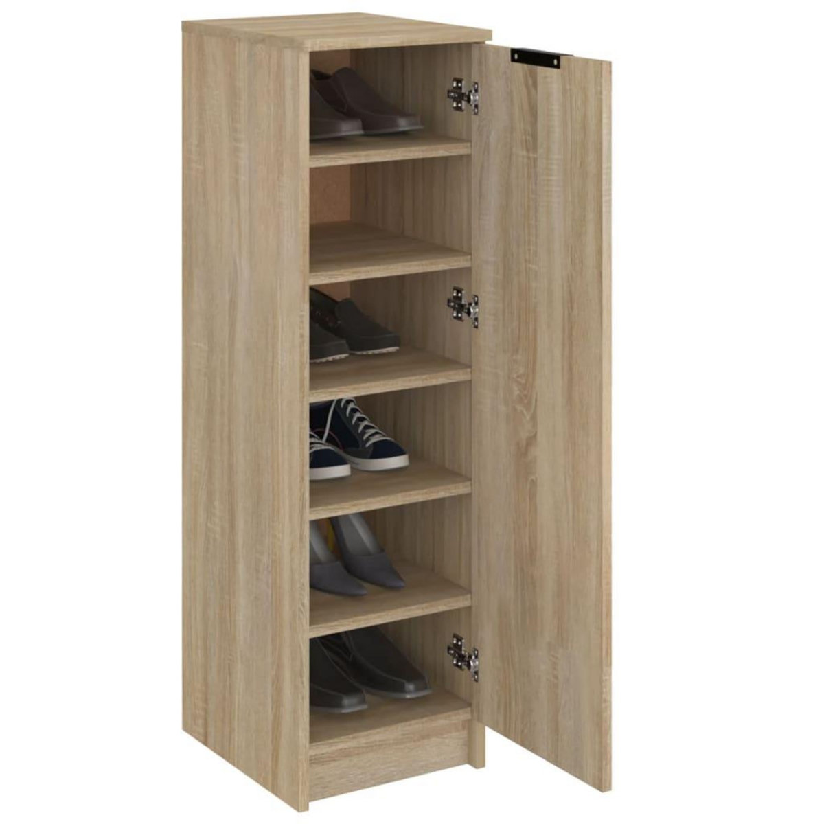 VIDAXL Armoire a chaussures Chene Sonoma 30x35x100cm Bois d'ingenierie