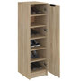 Voir la diapositive 4 : VIDAXL Armoire a chaussures Chene Sonoma 30x35x100cm Bois d'ingenierie
