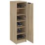 Voir la diapositive 4 : VIDAXL Armoire a chaussures Chene Sonoma 30x35x100cm Bois d'ingenierie