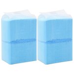 VIDAXL Tapis d'hygiene pour chiens 200 pcs 45 x 33 cm Tissu non tisse