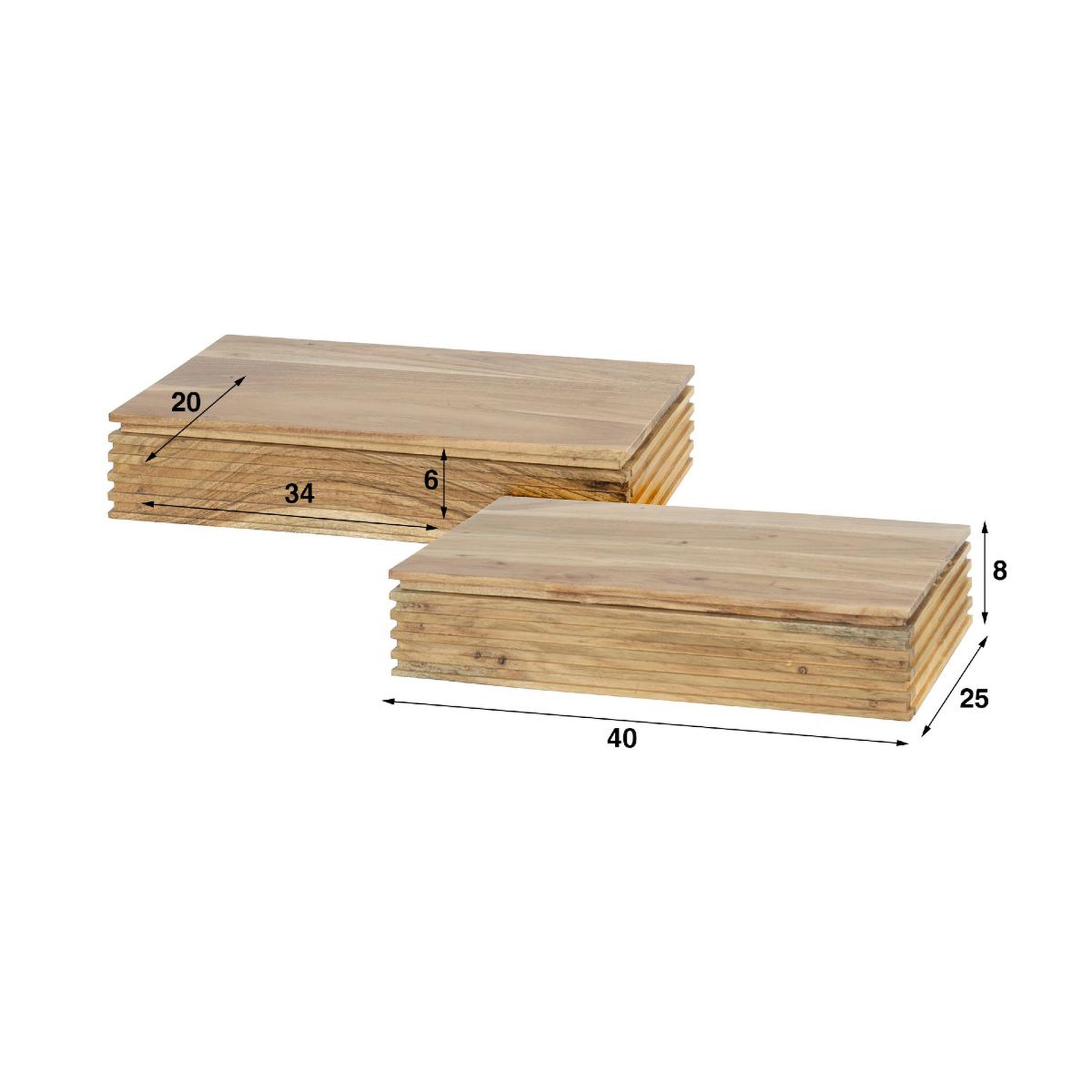 Voir la diapositive 6 : JLC KREATION Table de chevet en bois massif yelles xl 1 tiroir (lot de 2)