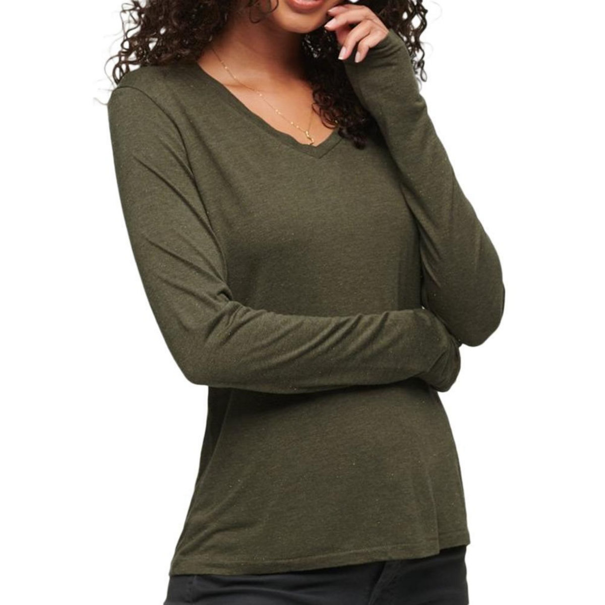 SUPERDRY T shirt  Femme  uperdry Long  leeve