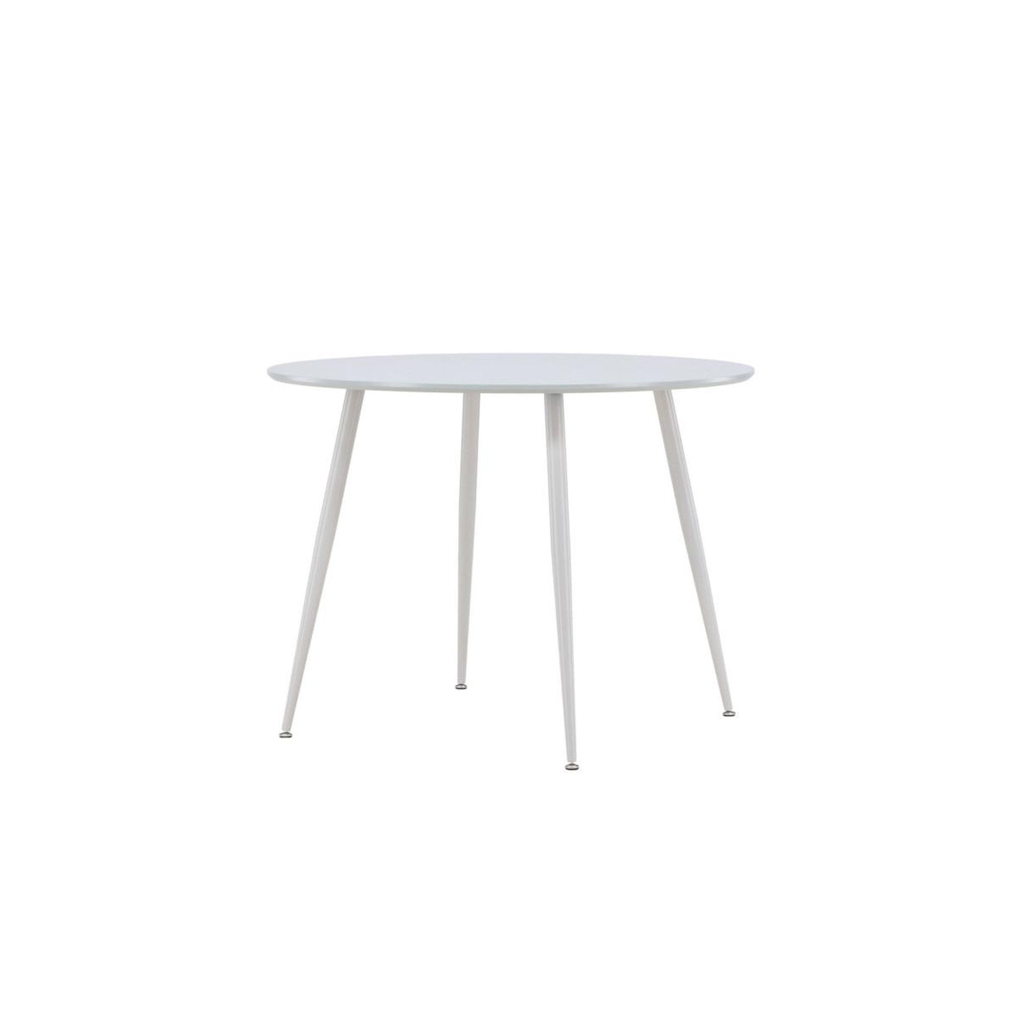 Voir la diapositive 3 : Paris Prix Table à manger design  plaza  100cm gris