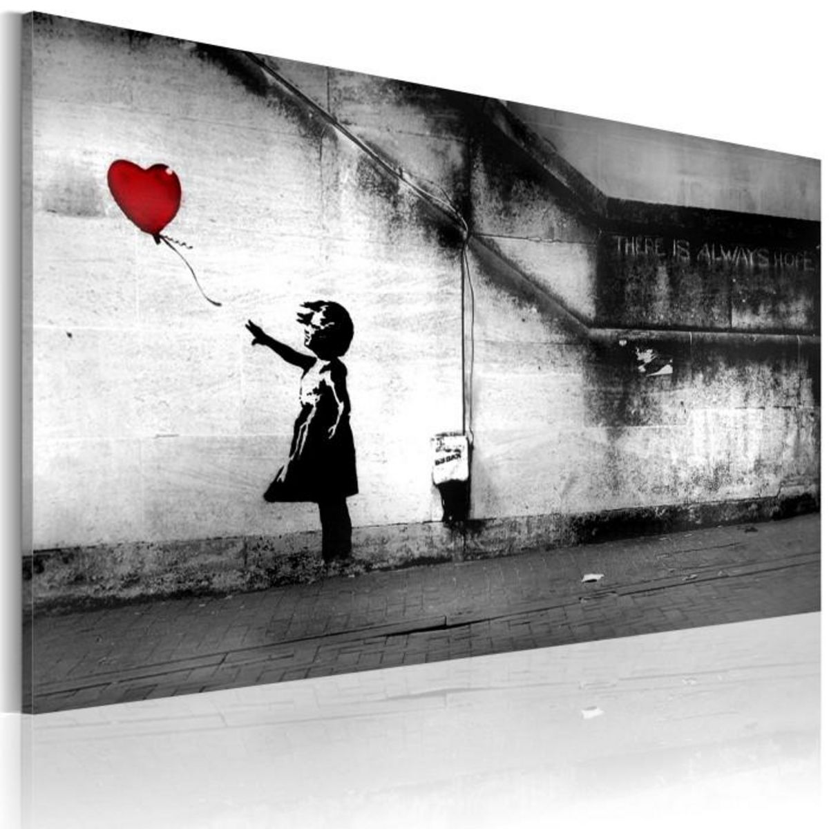 Paris Prix Tableau Imprimé  Espoir - Banksy  40x60cm