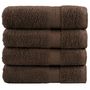 Voir la diapositive 1 : VIDAXL Serviettes de douche de qualité supérieure SOLUND 4 pcs marron