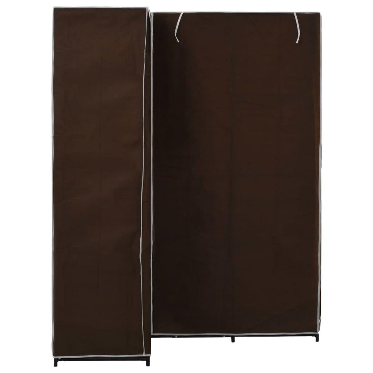 VIDAXL Garde-robe d'angle Marron 130x87x169 cm