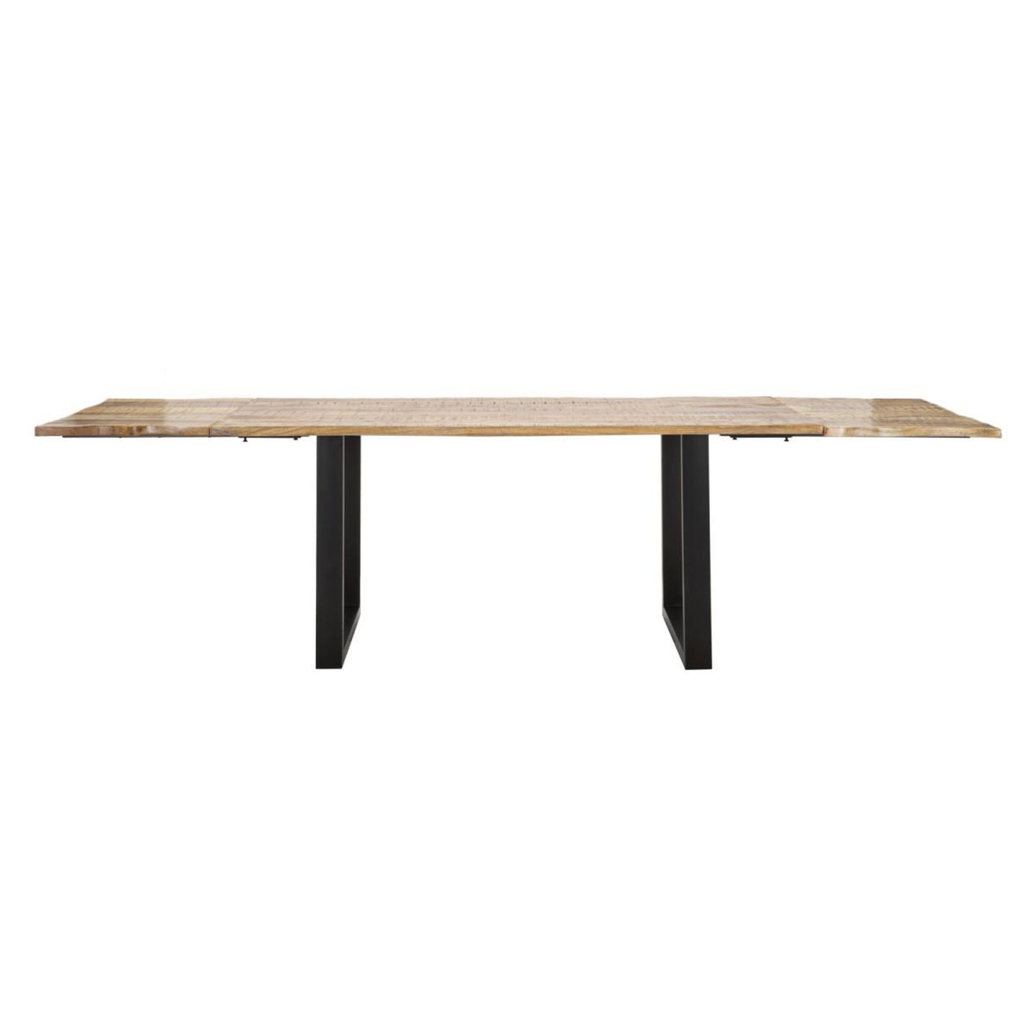 Voir la diapositive 6 : Paris Prix Table à manger extensible en bois  mango  180-280cm naturel