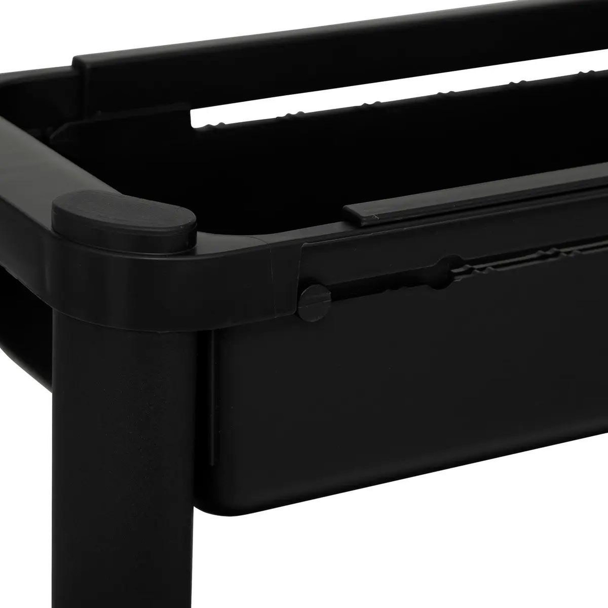 Voir la diapositive 3 : FIVE Desserte de cuisine extensible  resserre  78cm noir