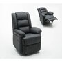 Voir la diapositive 1 : Habitat et Jardin Fauteuil relax  Buckingham  - 85 x 93 x 100 cm - Noir