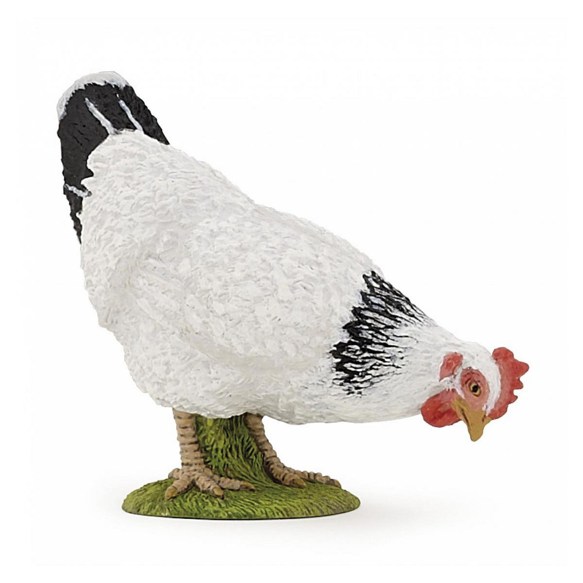 Papo Poule blanche picorant  figurine