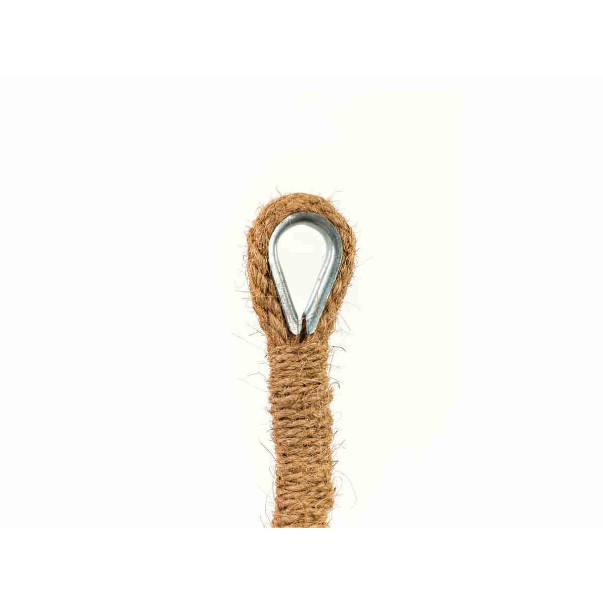 Jardiline Ombrière naturelle en fibres de coco Rectangulaire 4 x 3 m - Jardiline