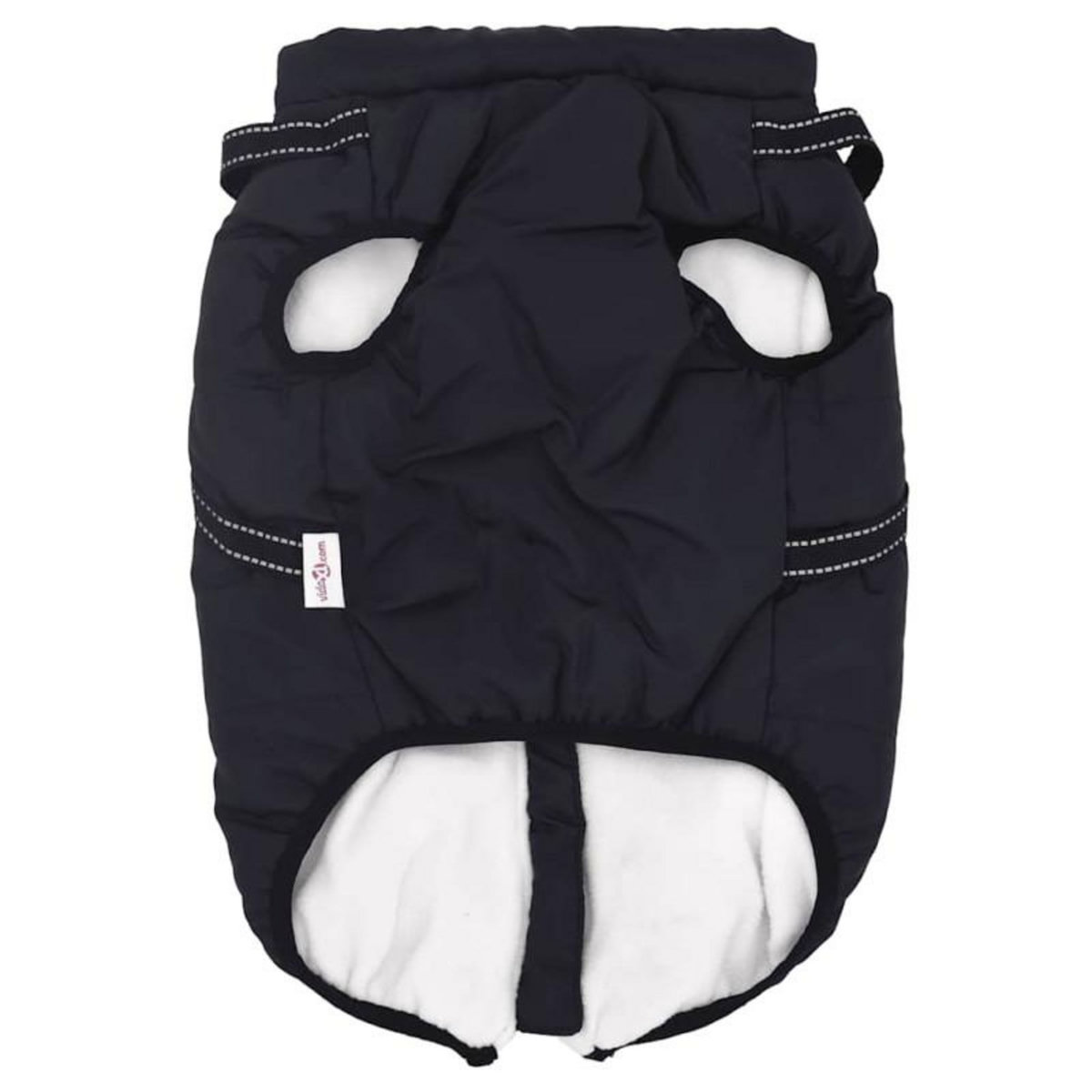 VIDAXL Manteau pour chiens avec harnais imperméable réfléchissant L48