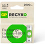 Voir la diapositive 1 : GP BATTERIES Pile rechargeable AA ReCyckO lot de 4 2600mAh