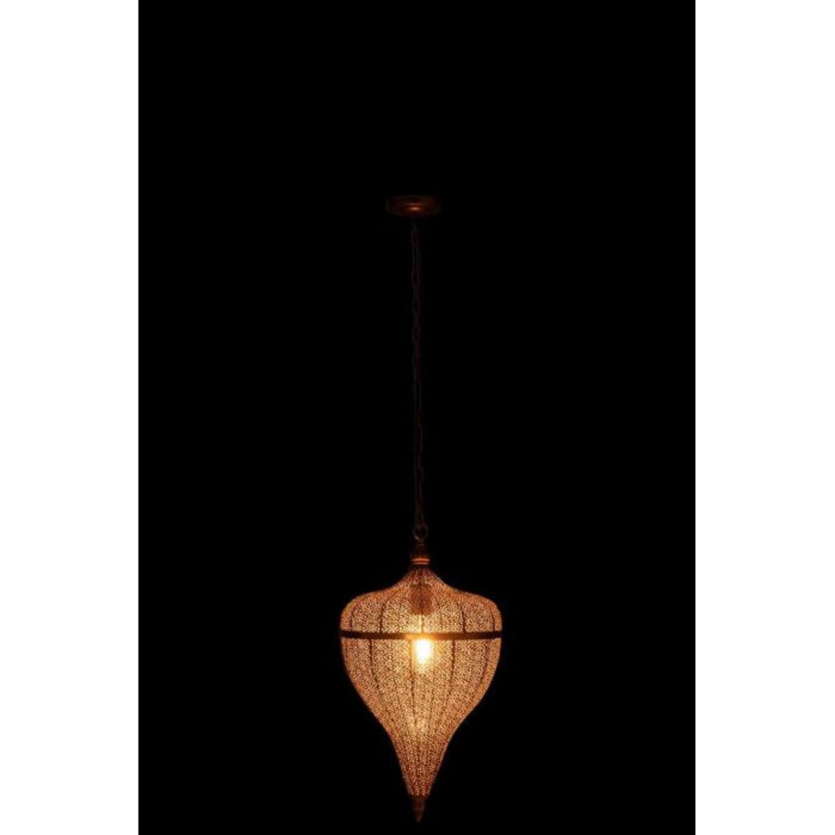 Paris Prix Lampe Suspension en Métal  Goutte  57cm Or