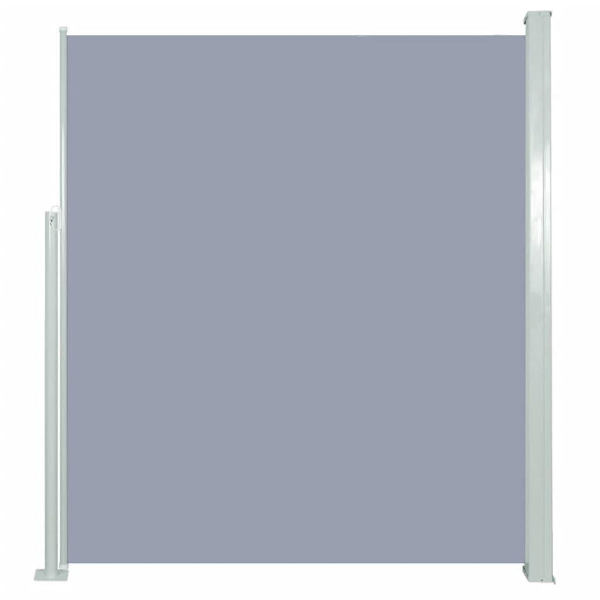 VIDAXL Auvent lateral retractable 160 x 500 cm Gris
