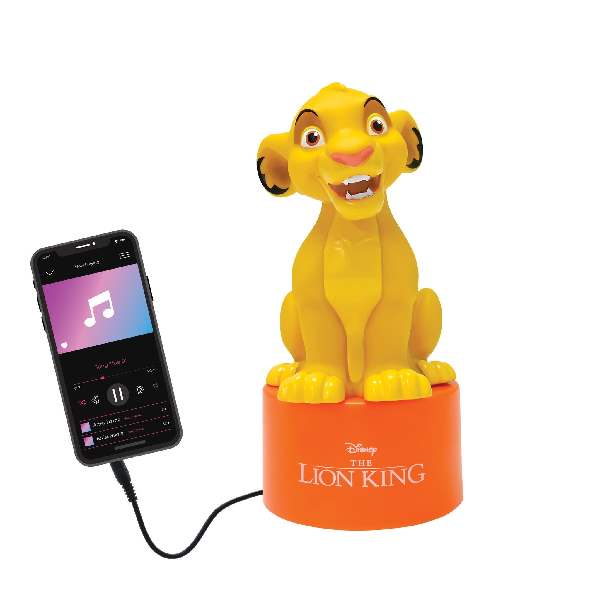 Voir la diapositive 4 : Lexibook Enceinte veilleuse Le Roi Lion