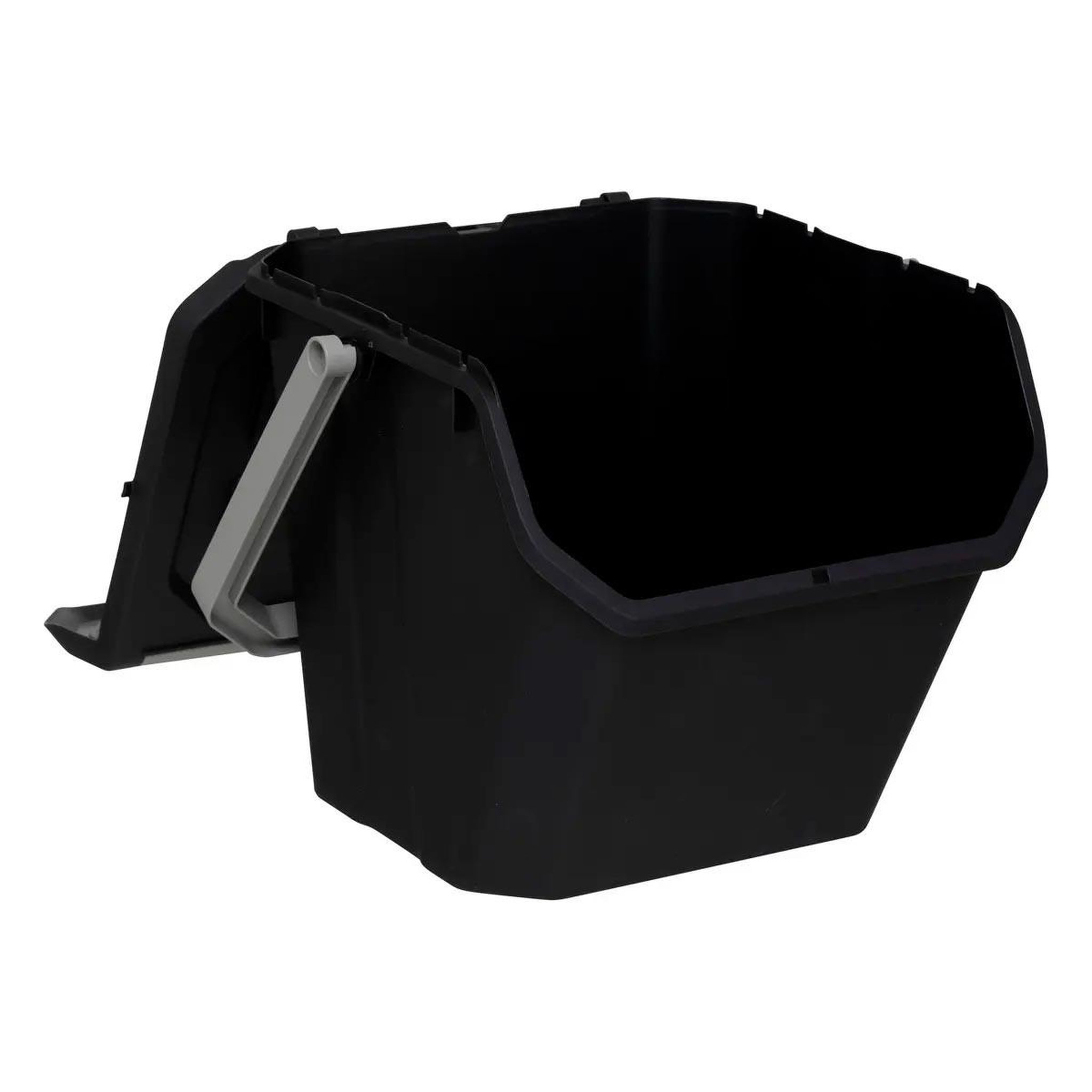Voir la diapositive 4 : FIVE Poubelle de tri  empilable  24l noir