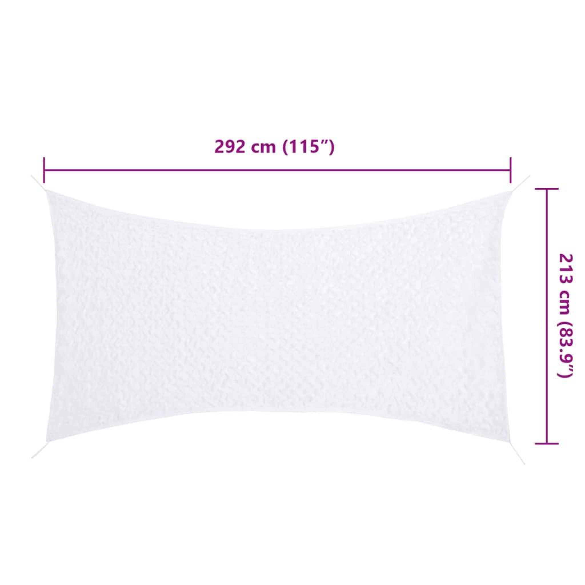 Voir la diapositive 6 : VIDAXL Filet de camouflage avec sac de rangement 292x213 cm blanc