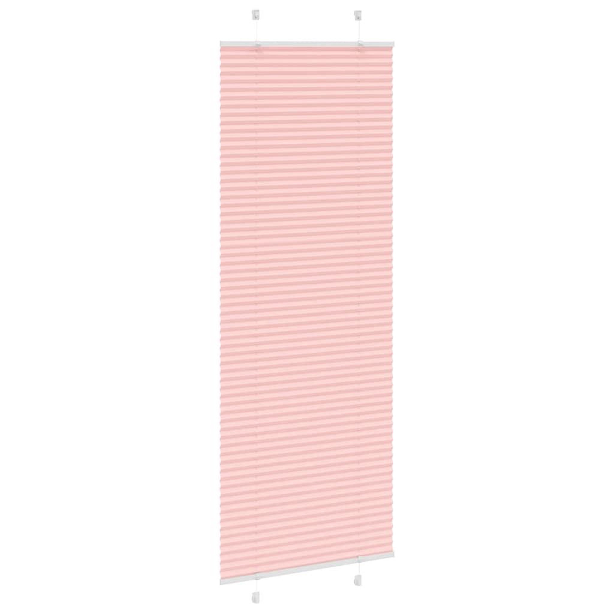 Voir la diapositive 3 : VIDAXL Store plisse rose 80x200 cm largeur du tissu 79,4 cm polyester