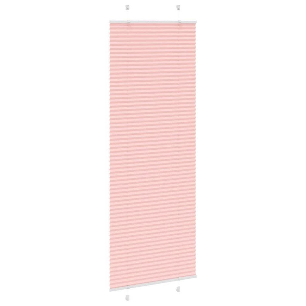 VIDAXL Store plisse rose 80x200 cm largeur du tissu 79,4 cm polyester