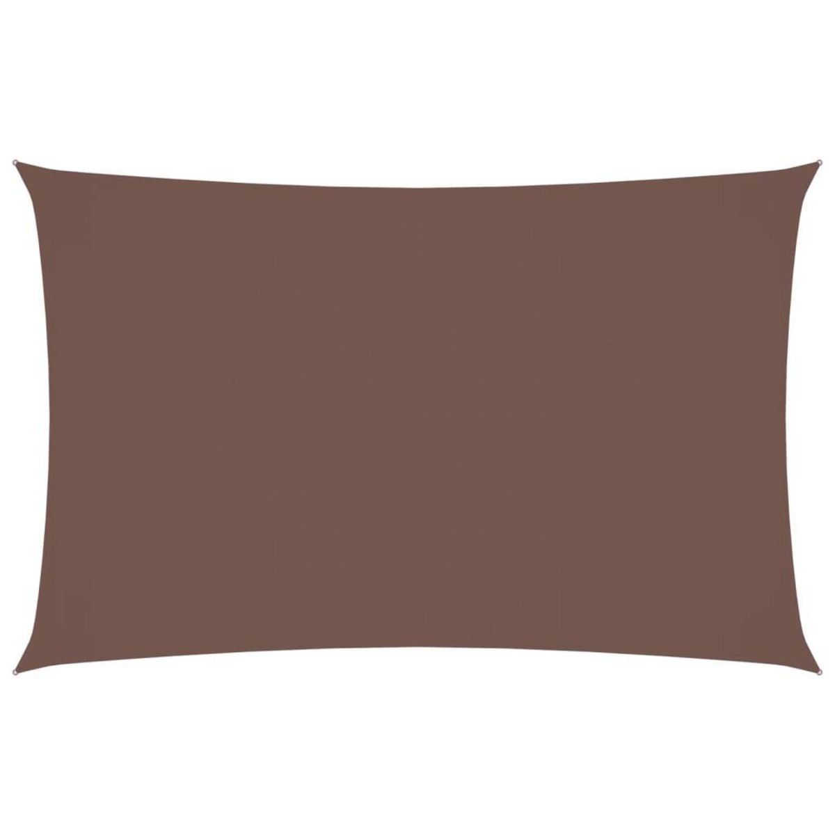 VIDAXL Voile de parasol tissu oxford rectangulaire 2x4,5 m marron