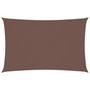 Voir la diapositive 2 : VIDAXL Voile de parasol tissu oxford rectangulaire 2x4,5 m marron
