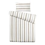 Paris Prix Parure de Lit 2 Pièces  Pina  140x200cm Taupe