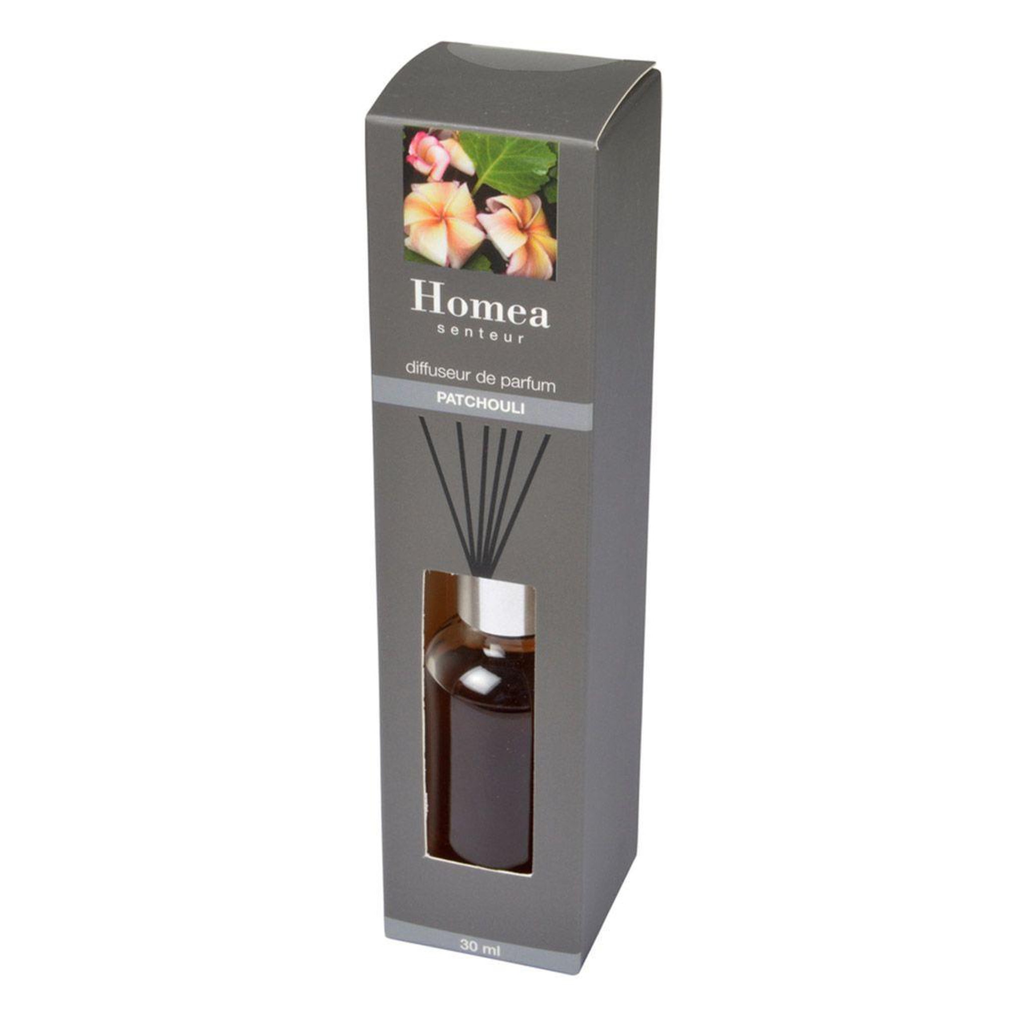 Voir la diapositive 2 : HOMEA Diffuseur de Parfum  Flacon  30ml Patchouli