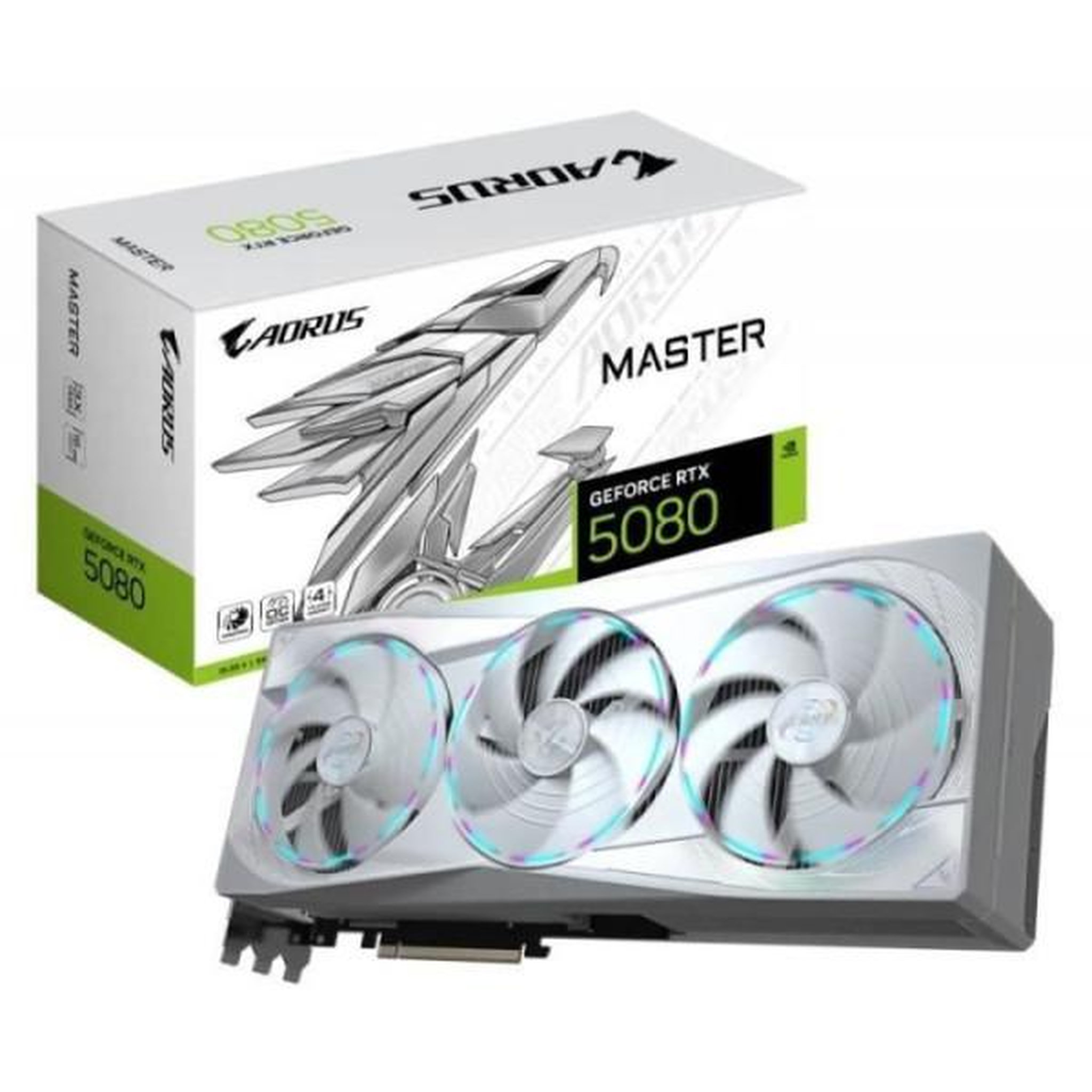 Gigabyte Carte graphique - GIGABYTE - AORUS GeForce RTX 5080 MASTER ICE - 16 Go