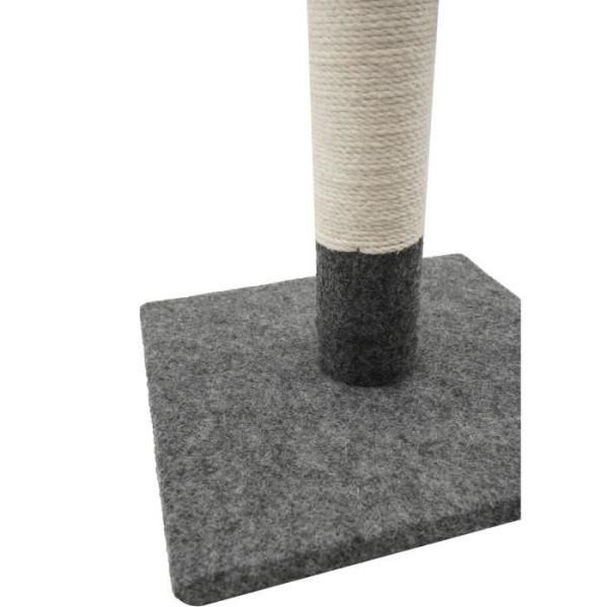 Voir la diapositive 2 : MARKET24 Poteau griffoir - TYROL - 404113 - Simple - Gris et blanc - 42cm
