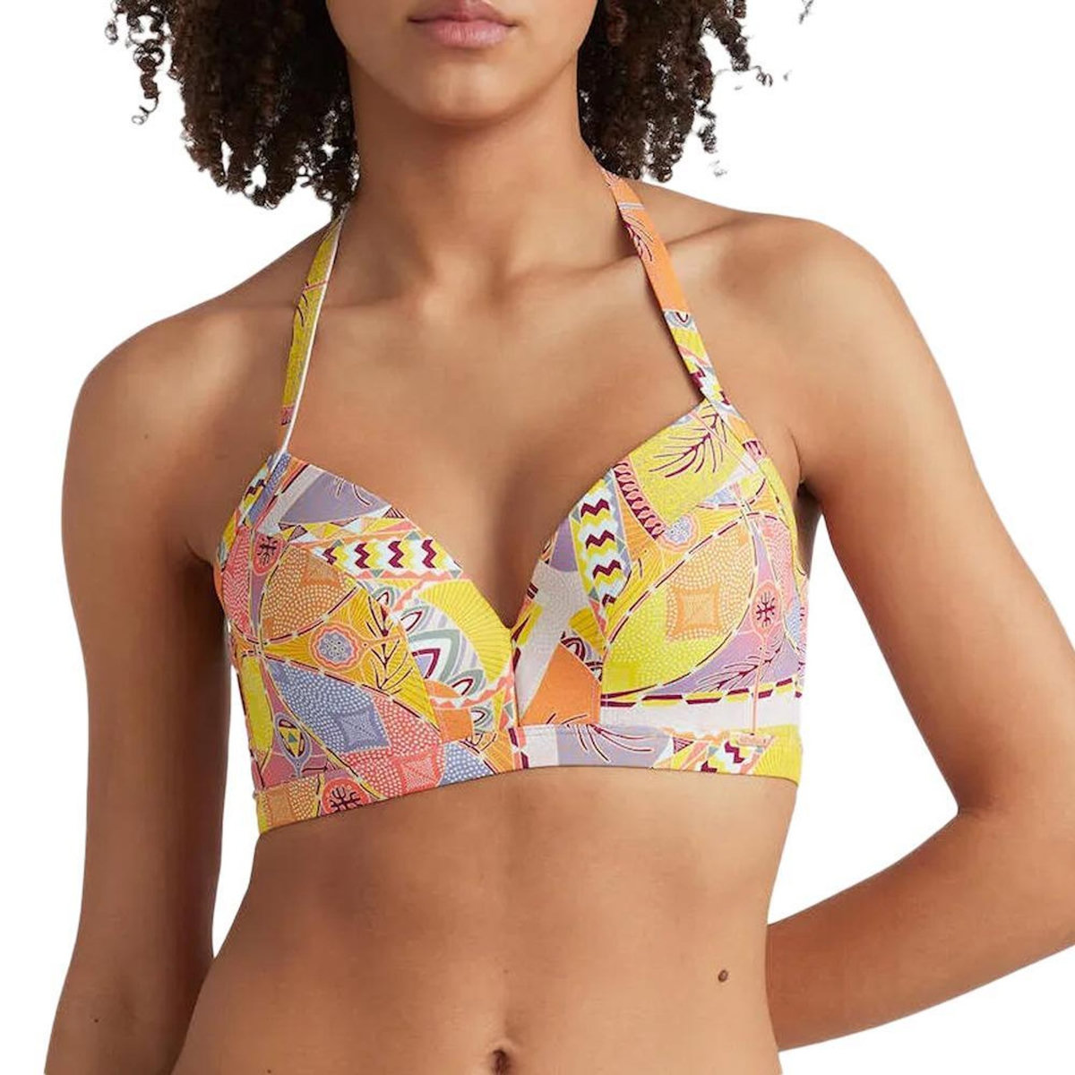 O'NEILL Haut de Maillot de bain Mauve/Jaune Femme O'Neill Panama