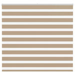 VIDAXL Store zebre marron sable largeur du tissu 155,9cm polyester
