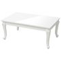Voir la diapositive 2 : VIDAXL Table basse blanc brillant 100x50x42 cm bois d'ingenierie