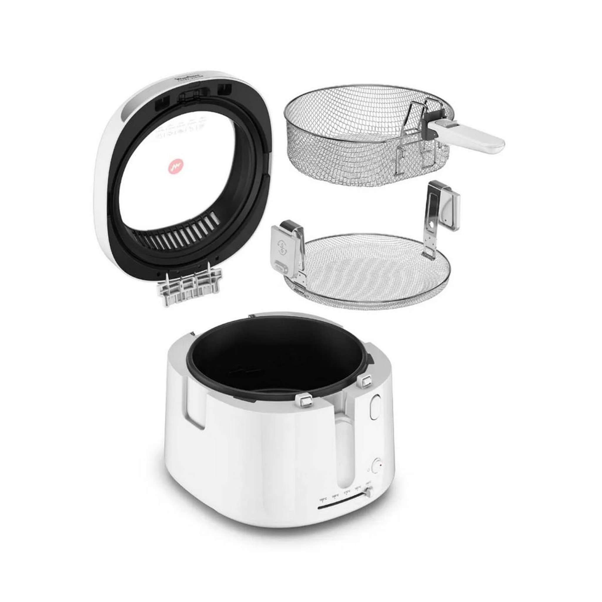 Voir la diapositive 3 : MOULINEX Friteuse 2.1l 1900w blanc - af2541e0
