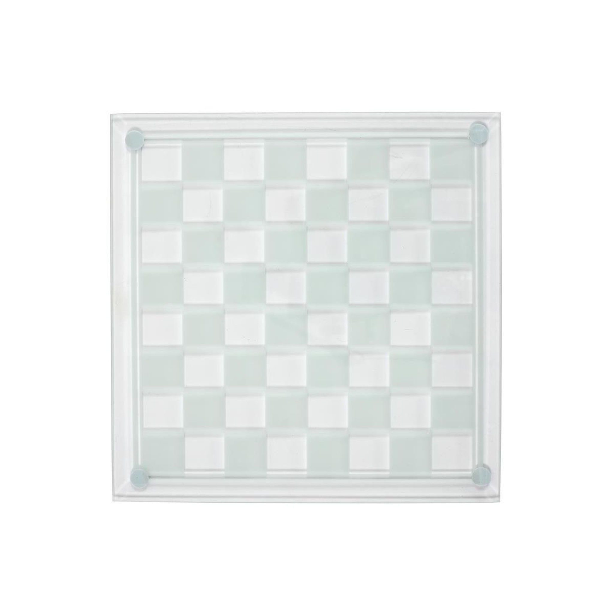 Voir la diapositive 4 : MISTER GADGET Jeu d'echecs  verre  25cm transparent