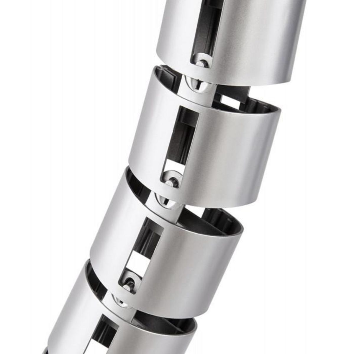 Paris Prix Gaine Passe-Câbles Pour Bureau  Flexible  80cm Argent