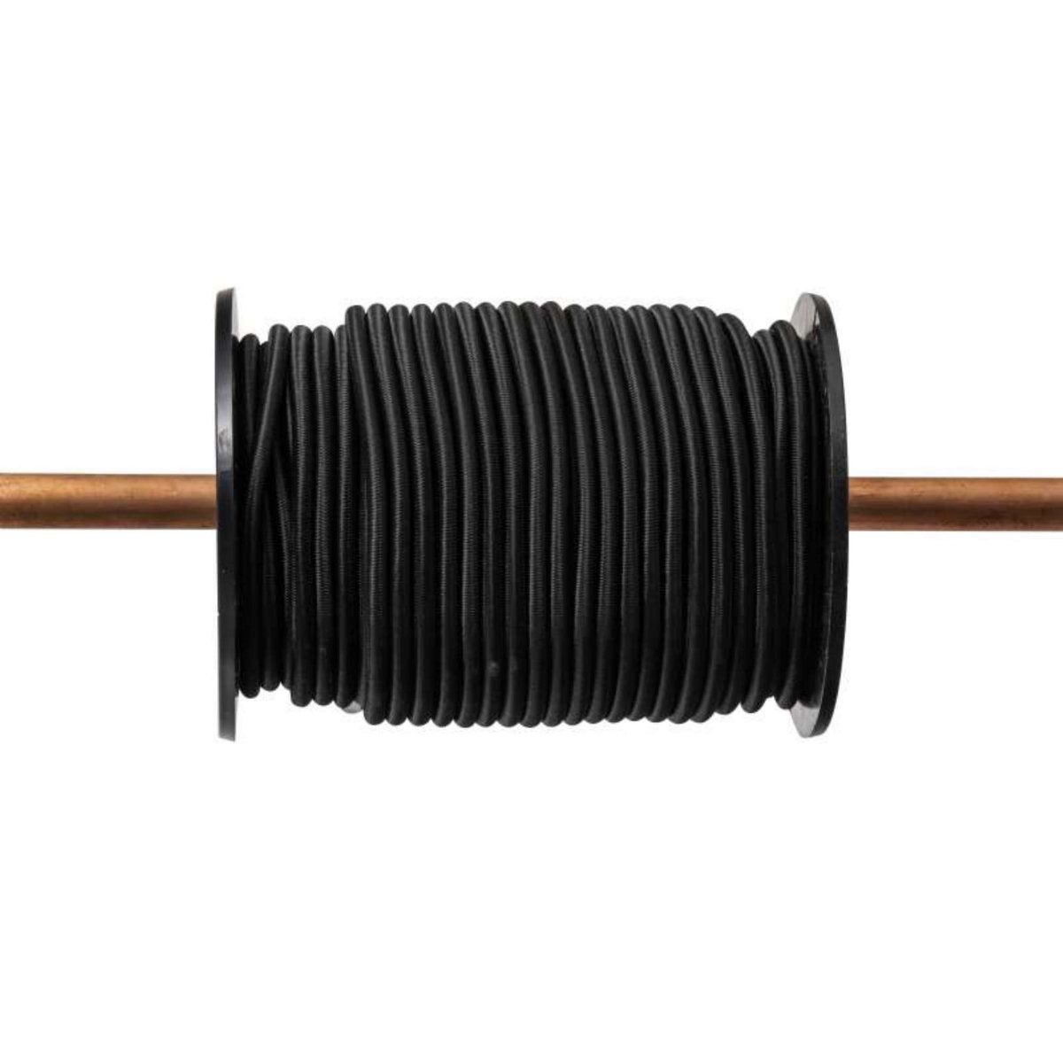  Tendeur élastique noir WERKAPRO 6mm x 50 mètres sur bobine