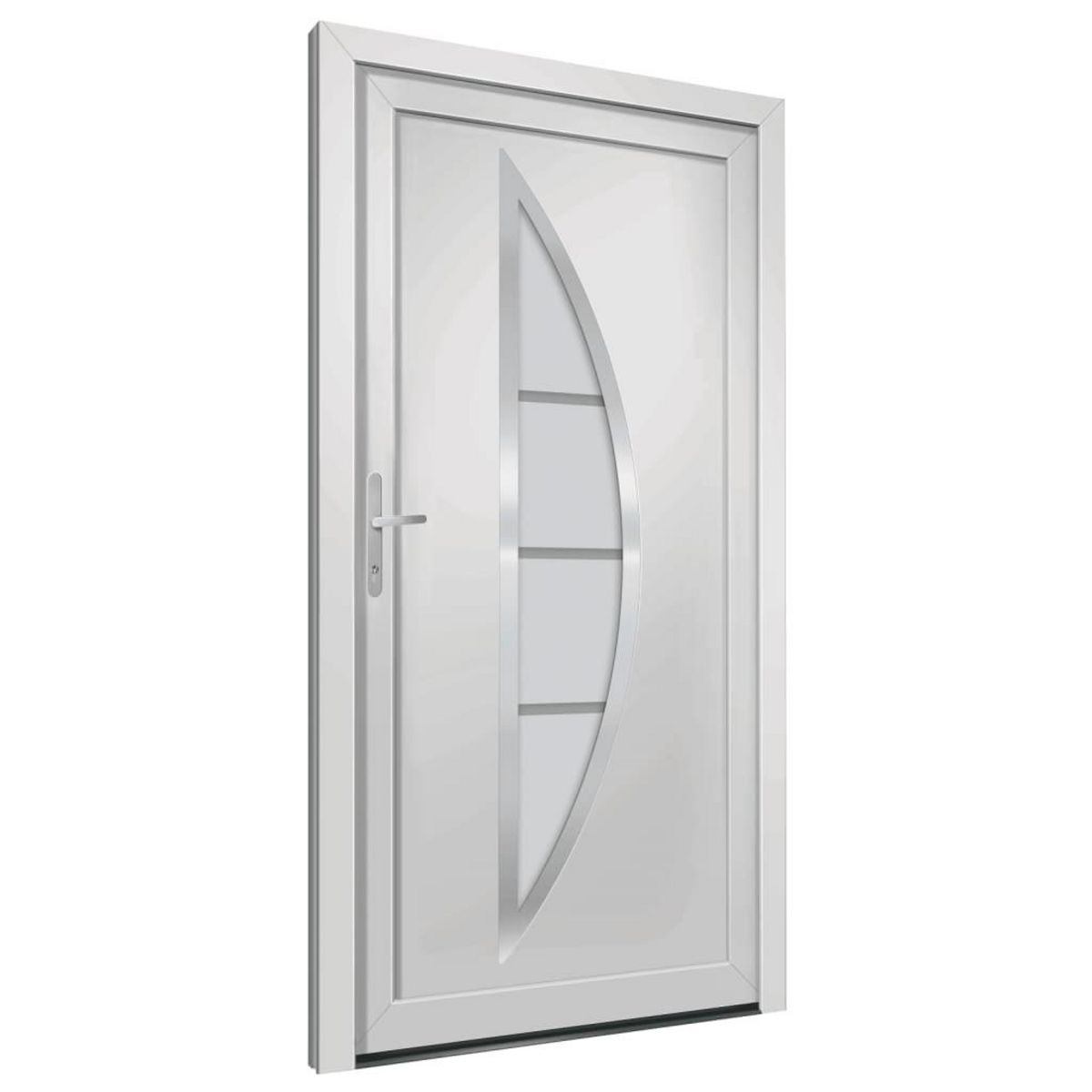 VIDAXL Porte d'entree Blanc 98x208 cm PVC