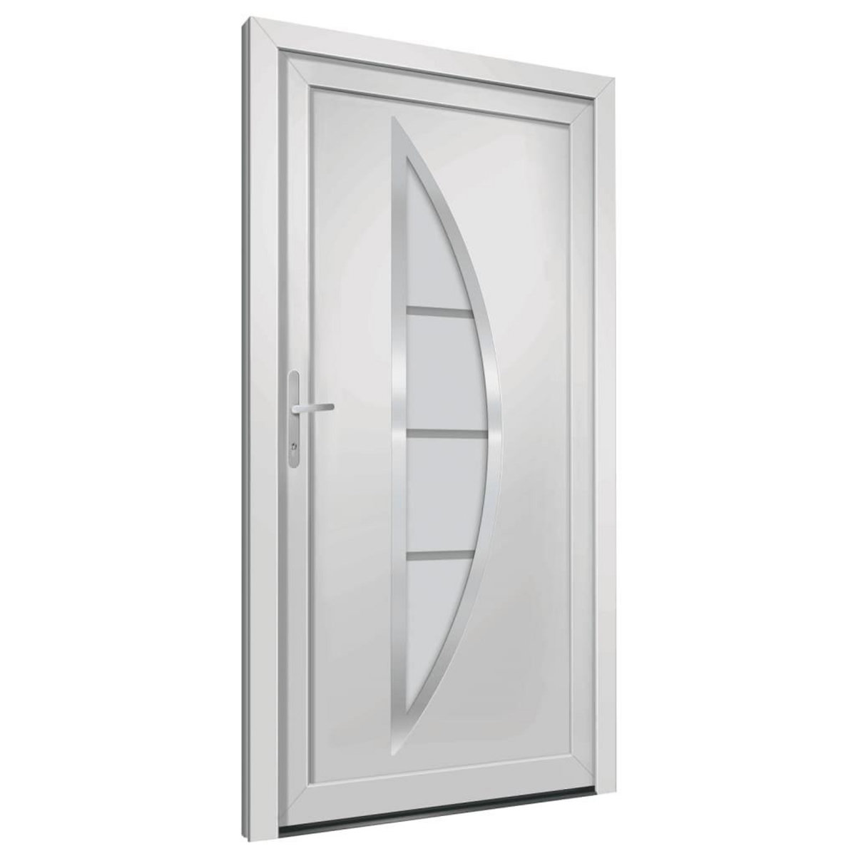 VIDAXL Porte d'entree Blanc 98x208 cm PVC