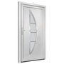 Voir la diapositive 4 : VIDAXL Porte d'entree Blanc 98x208 cm PVC