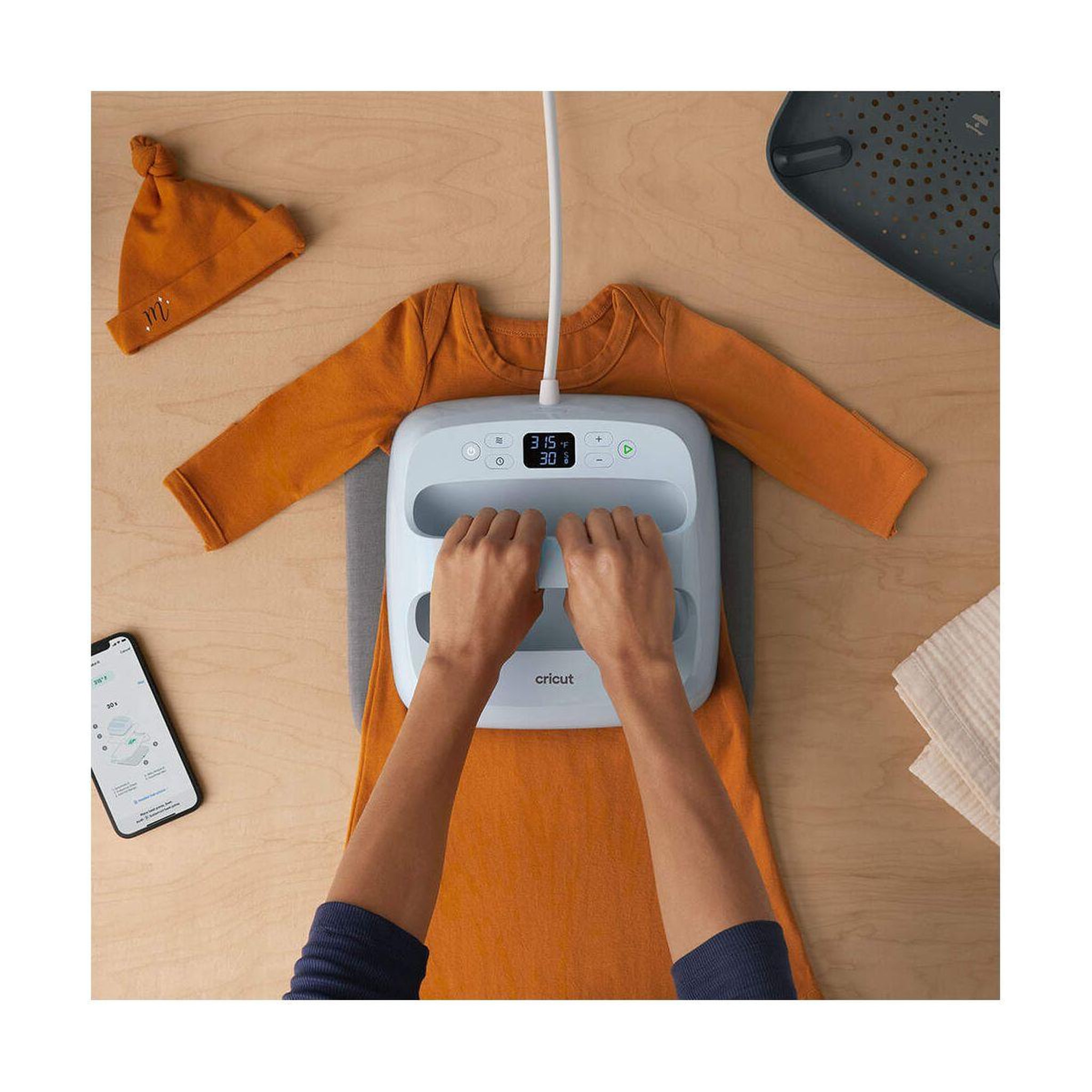 Voir la diapositive 4 : CRICUT Presse à chaud EasyPress 3 - Moyenne 23x23