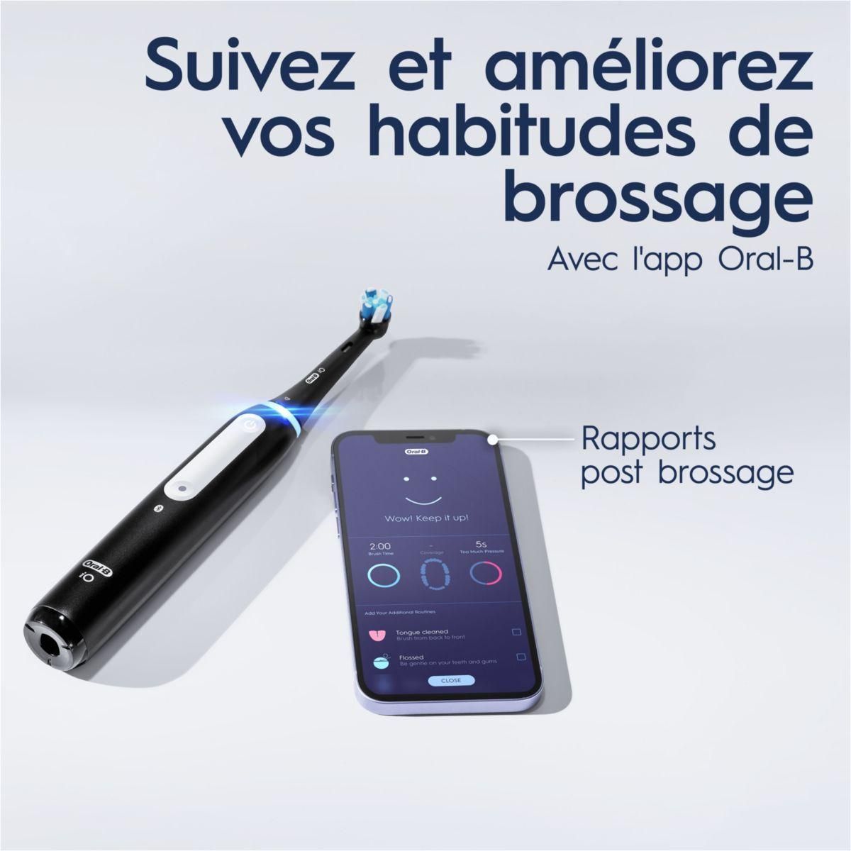 ORAL B Brosse à dents électrique IO4 Duo Matt Black