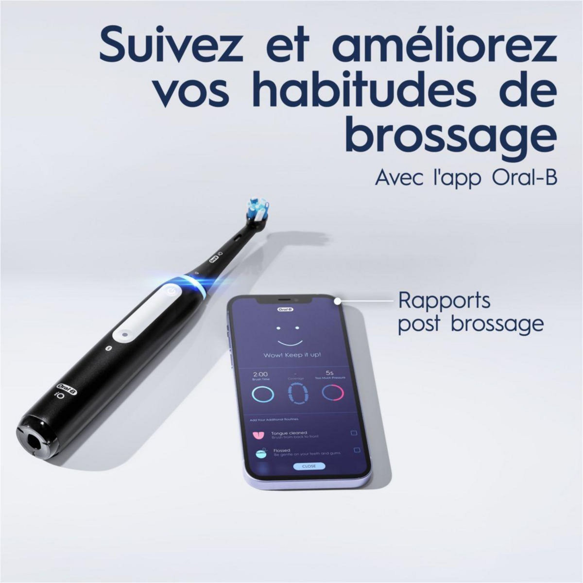 ORAL B Brosse à dents électrique IO4 Duo Matt Black