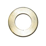 CENTRALE BRICO Lot de 4 rondelles laiton brut, H.3 x L.25 x P.25 mm