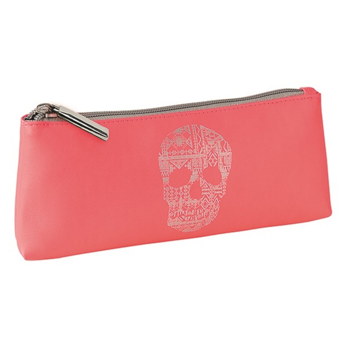 Trousse Colors Tête de mort - Fond Rose