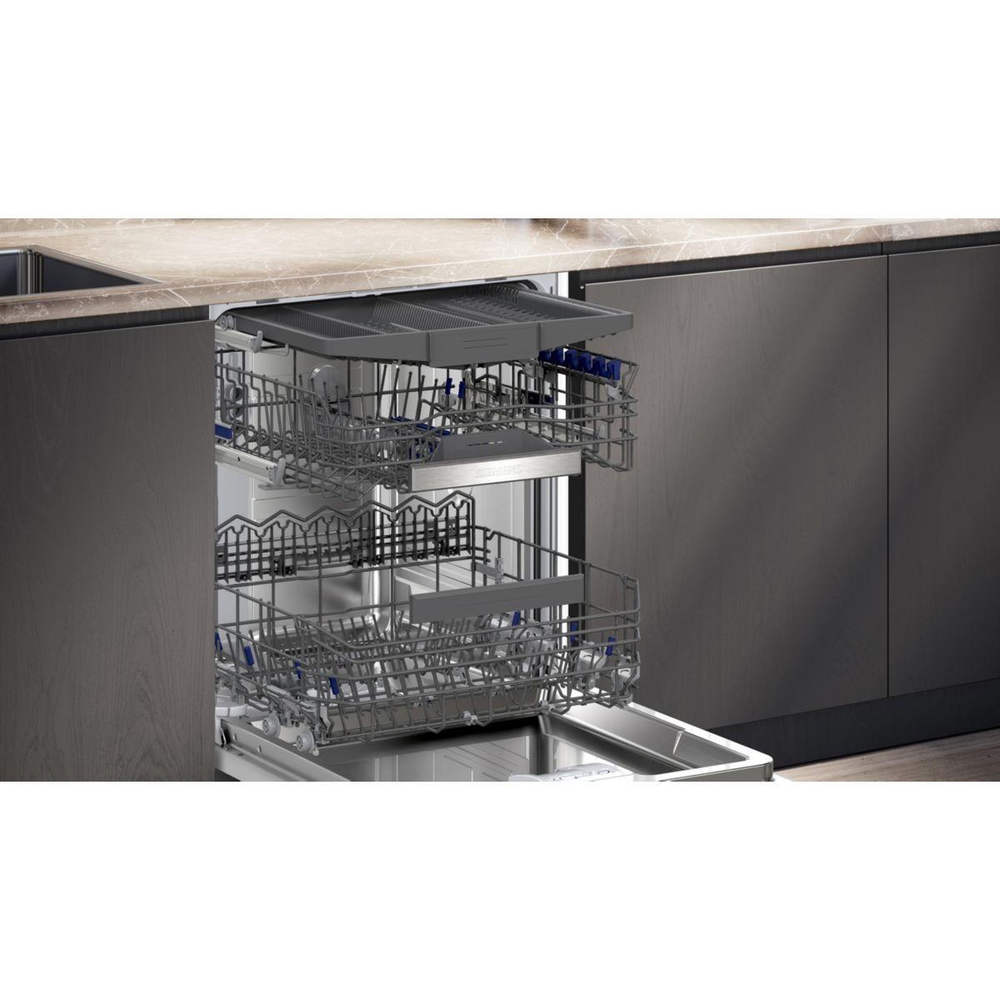 Voir la diapositive 4 : Siemens Lave vaisselle encastrable sn95ex12ce, iq500, glasszone